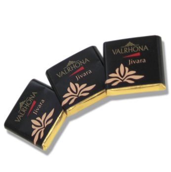 Valrhona Carré Jivara - Vollmilchschokoladentäfelchen, 40% Kakao, 1 kg, 200 x 5g