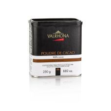 Kakaopulver, schwach entölt, 20-22% Kakaobutter, Valrhona, 250 g