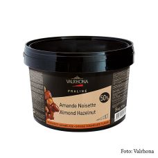 Praliné Masse fein, 25% Haselnuss, 25% Mandel, intensive Nussnoten, 5 kg