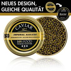 Imperial Auslese Kaviar, Kreuzung Amur x Kaluga Stör (schrenckii x dau), China, 125 g