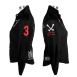 BOS FOOD EDITION Polohemd La Guajiro, Langarm, schwarz/rot, Damen Gr. L, 1 St