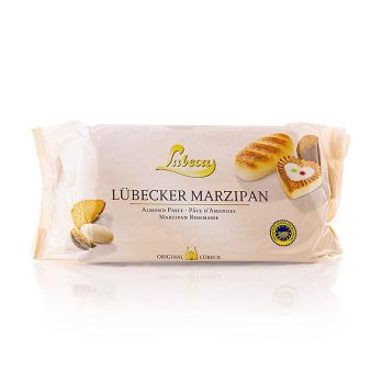 Roh-Marzipan g.g.A., MO MM, 52% Mittelmeermandeln, Lubeca, 1 kg