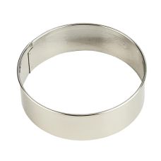 Edelstahlring-Ausstecher, glatt, ø 8cm, 2,5cm hoch, 0,3mm stark, 1 St