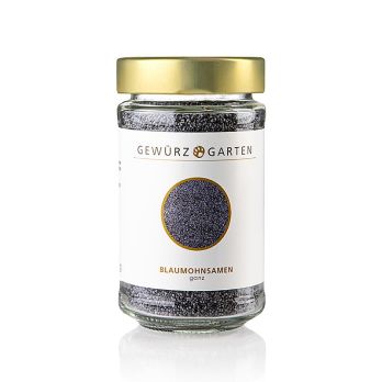 Gewürzgarten Blaumohnsamen, ganz, 140 g