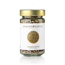 Gewürzgarten Sarawak Pfeffer, weiß, ganz, 150 g