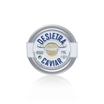 Desietra weißer Kaviar vom Albino-Stör (Sterlet), Aquakultur Deutschland, 50 g