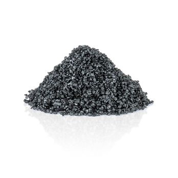Palm Island, schwarzes Pacific-Salz, Dekorsalz mit Aktivkohle, grob, Hawaii, 1 kg