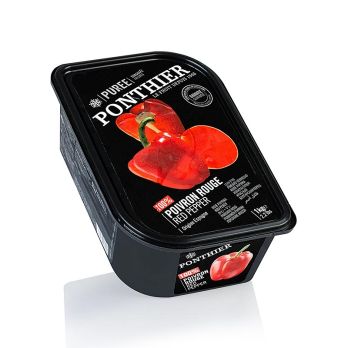 Püree - Rote Paprika, 100% Gemüse, ungezuckert, TK, 1 kg