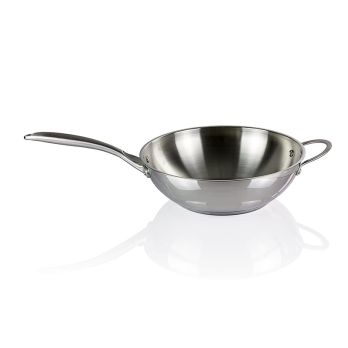 Napoleon Grillzubehör - Wok Pfanne, Edelstahl, Ø 30 cm (Induktion geeignet), 1 St