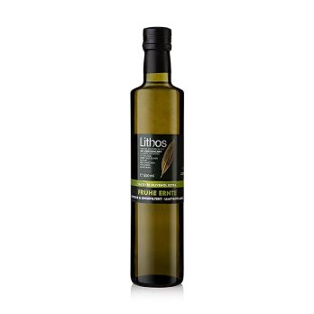 Natives Olivenöl Extra, Lithos, frühe Ernte, naturtrüb, Peloponnes, 500 ml