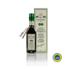 Leonardi - Aceto Balsamico di Modena IGP/g.g.A., Francobollo, 4 Jahre, 250 ml