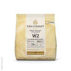 Weiße Schokolade, Callets, 28% Kakaobutter, 23% Milch, 400 g