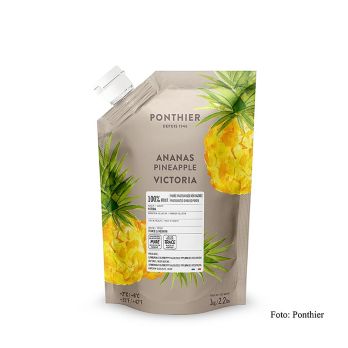 Püree - Ananas Sorte Victoria, 100% Frucht, ungezuckert, 1 kg