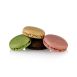 Macarons Mischung 1 (je 96 x Pistazie, Schoko, Natur, Himbeer), ca.Ø3,5cm, 921 g, 384 St