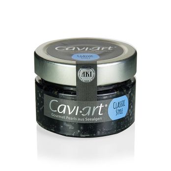 Cavi-Art® Algen-Kaviar, schwarz, vegan, 100 g