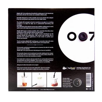 Räucherpfeife Aladin 007, schwarz, 100% Chef, 1 St