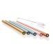 Glas-Trinkhalme, gerade & bunt, ø8mm (1,5mm Wand), 24cm, 50 St