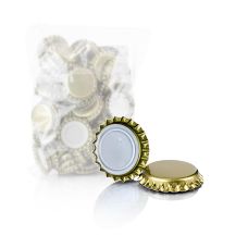 Kronkorken für Gin Tonic Flaschen (52977), gold, 100% Chef, 100 St