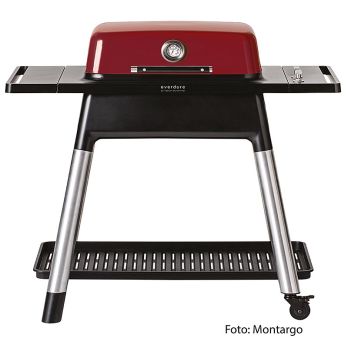 Gasgrill FORCE 2020, 2 Brenner, red, everdure montargo / Heston Blumenthal, 1 St