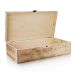 Weinpräsentkarton Holzkiste geflämmt, 2er Präsentkarton, 370x185x98mm, 1 St