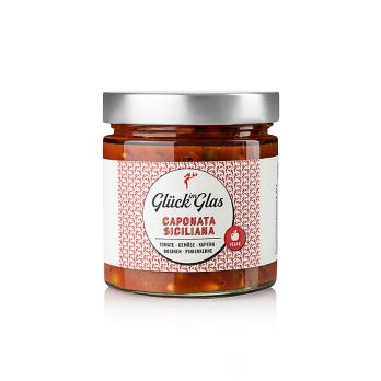 Glück im Glas - Caponata Siciliana, Gemüseragout, vegan, 360 g