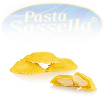 Frische Ravioli/Panzerotti mit Ricotta-Zitronen-Füllung, Sassella, Saisonware, 500 g