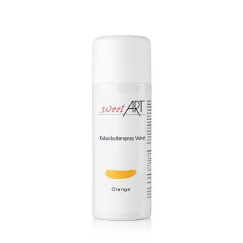 Kakaobutterspray/Basis Lebensmittelfarbe Orange, (Sweet Arts) Velvet, 400 ml