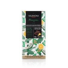 Valrhona Manjari - Bitterschokolade, mit Orangenstückchen, 64% Kakao, Madagaskar, 120 g