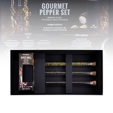 Microplane Geschenkset Gourmet-Pfeffer-Set, Gewürzmühle + Pfeffer, 2 St