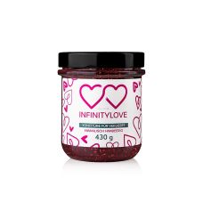 INFINITYLOVE Raspberry - Himbeer Konfitüre Extra, 430 g
