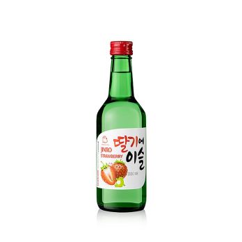 Soju Strawberry (Erdbeere), koreanischer Brandwein, 13 % vol., Jinro, 360 ml