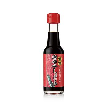 Sojasauce - Kinbue Tougarashi Shoyu - mit Chili, scharf, Fueki, Japan, 150 ml