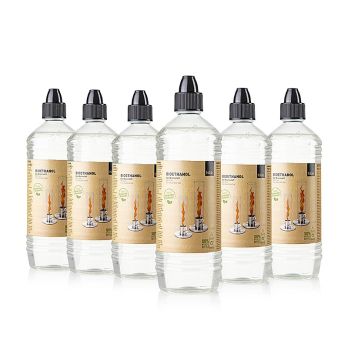 Gelbrennstoff, Bioethanol, höfats (für Spin 90/120), 6 l, 6 x 1000ml