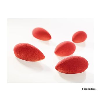 Maxi Quenelle (Nocken) Rote Früchte Mousse, 55x28mm, 30 Stück, Didess, TK, 360 g, 30 x 12g