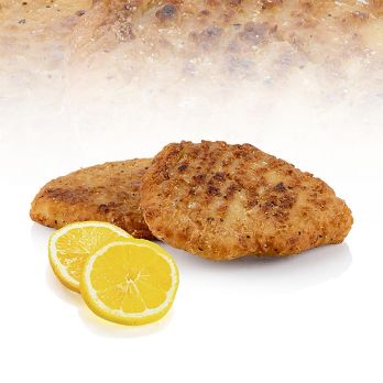 Tindle Burger, Hähnchenburger Patties aus Pflanzen, á 120g, TK, 3,28 kg, ca.28 St