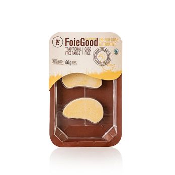 Entenleber - Scheiben zum Braten, ohne Stopfen, 2 Scheiben, FoieGood, TK, 60 g