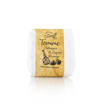Tomme Chataigne Liqueur, Weichkäsezubereitung mit Kastanie & Orangenlikör, 120 g