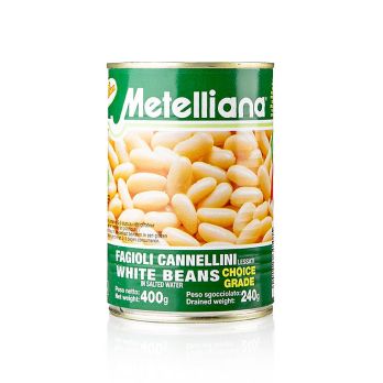 Cannellini Bohnen, weiß & klein, Metelliana, 410 g
