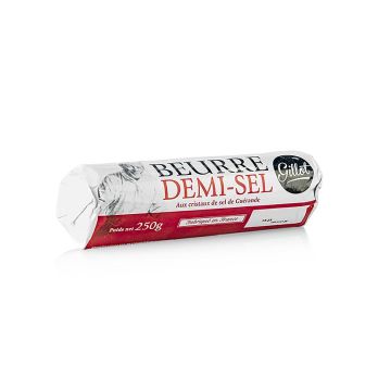 Gesalzene Butter, Demi-Sel, Frankreich (spürbare Meersalzkristalle), 250 g
