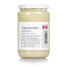 BOS FOOD Cashewkern-Mark, 100% Mark ohne Zusatzstoffe, 680 g