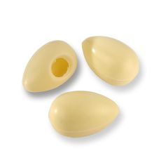 Pralinen-Ei-Hohlkörper, weiße Schokolade, klein, 40x26mm, Läderach (Ostern), 343 St