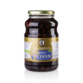 Schwarze Oliven, mit Kern, Kalamata-Oliven, extra large, in Lake, Jardinelle, 2,6 kg