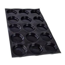 Flexipan Matte 60x40cm, 15 Florentinerformen, rund, ø 10,2cm, 20mm tief, No.0112, 1 St