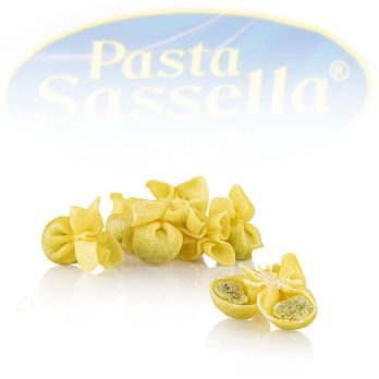Frische Fagotti (Geldbeutel) mit Rucola, Ricotta und Grana Padano, Sassella, 500 g