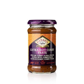 Curry Paste Extra Hot, rot, scharf, Patak´s, 283 g