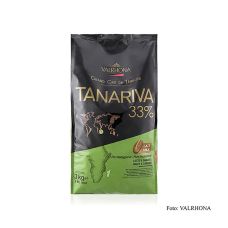 Valrhona Tanariva Grand Cru, Vollmilch Couverture, Callets,33% Kakao, 3 kg