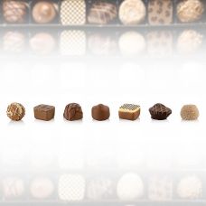Pralinen - Mischung, alkoholfrei, 7 Sorten, Peters, 1,8 kg, ca.147 St