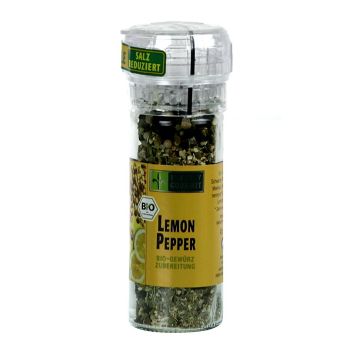 Gourmet-Gewürzmühle Lemon & Pepper, Gewürzzubereitung, BIO, 57 g