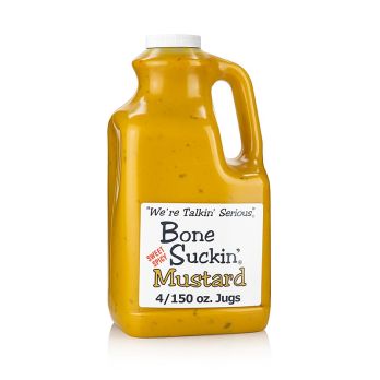 Bone Suckin´ Mustard Sweet and Hot, BBQ Senf, Ford´s Food, 3,7 l