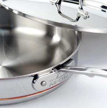 All-Clad Sauteuse, mit Kupferkern & Deckel - Induktion, ø 27cm, 2,8 L, 1 St